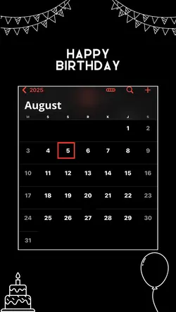 HBD 5 August 2025