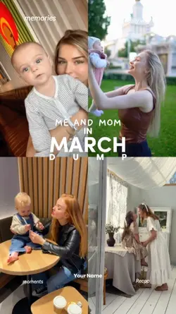 me and mom inMarch