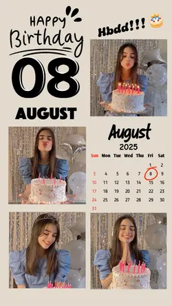 hbd 08 August 2025