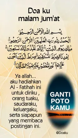doa ku malam jum'at