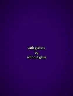 with glasses 