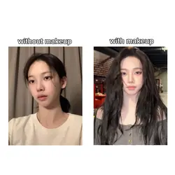 without makeup vs