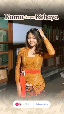 kamu dengan kebaya