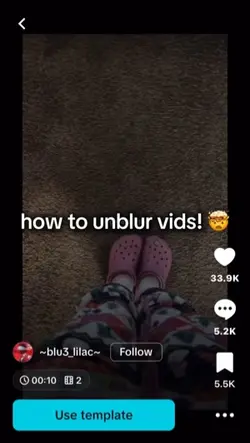 how to unblur