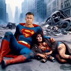 Super girl & Man End