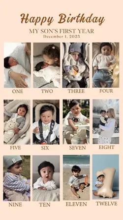 HPBD Son 1 year old