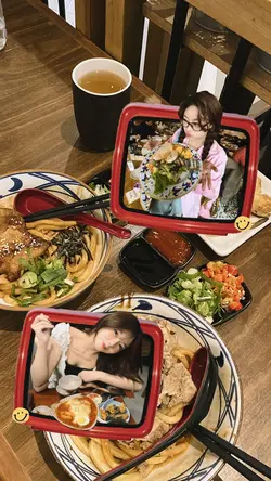 eat with friends