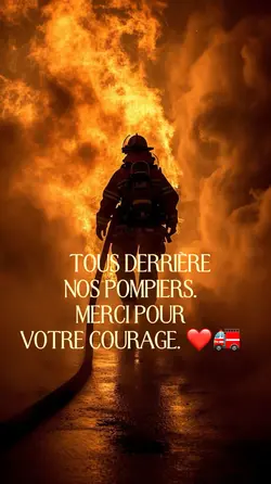 Nos héros pompiers 🚒