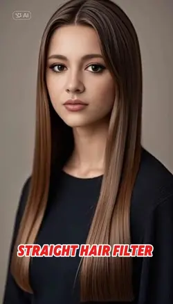 straight hair style 