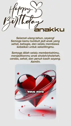 birthday anakku