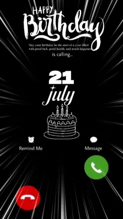 birthday 21 july