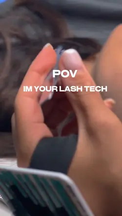 ✨👁️‍🗨️ POV: LASH TECH
