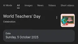 Teacher's day 