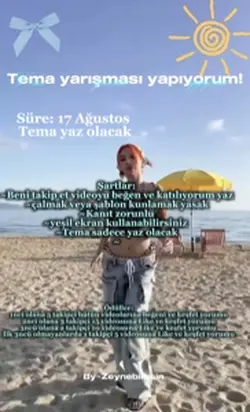 Tema yarışması🤏🏻☀️