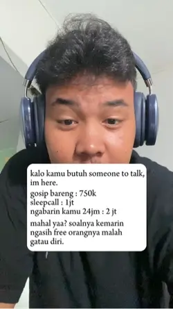 kalo butuh someone