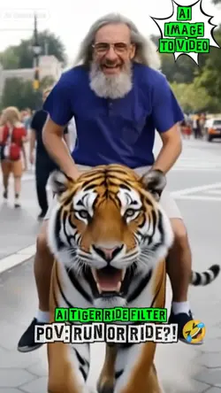 AI Run or Ride Tiger