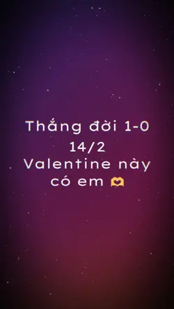Valentine này có em