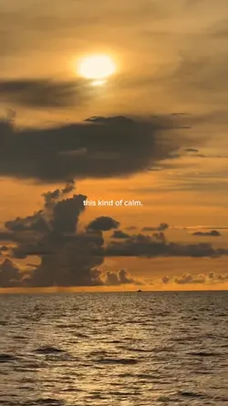 this kind of calm