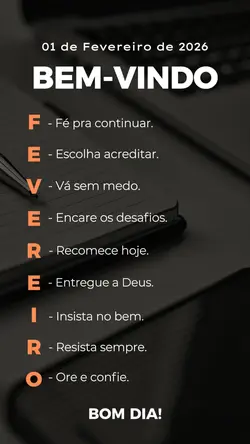 Bem Vindo Fevereiro