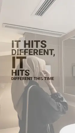 it hits different 