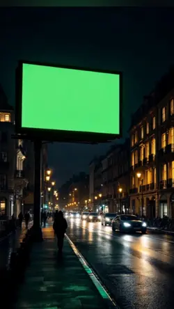 billboard Green scre
