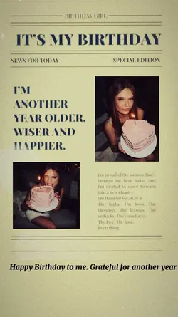Newspaper birthday