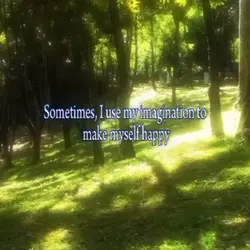 I use my imagination
