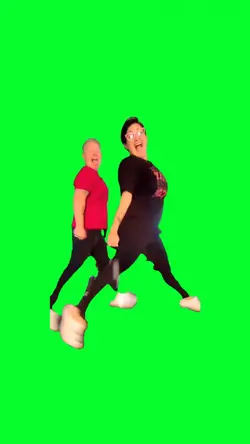 couple flying dance