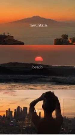 mountain|beach|city