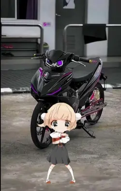 Kartun goyang motor