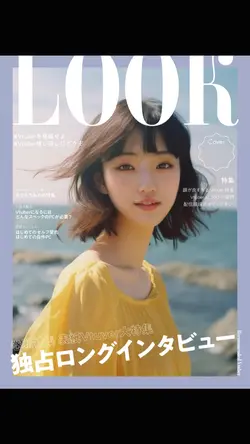雑誌表紙風に変身