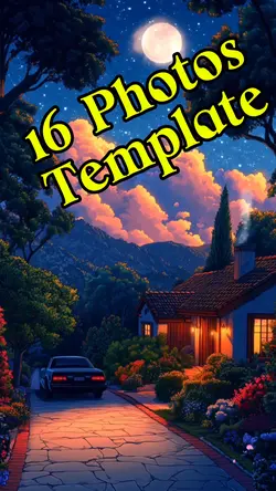 16 Photos Template 
