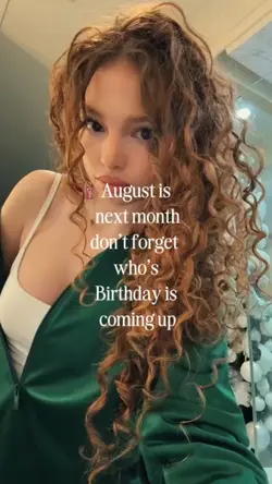 August is next month