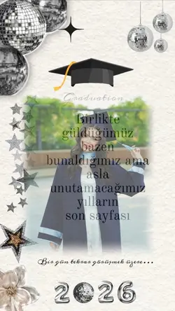 Mezuniyet 🧑🎓 şablonu
