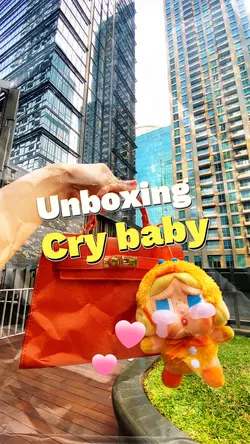 Unboxing Cry baby 👱🏻‍♀️🐥