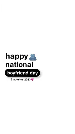 happy boyfriend day