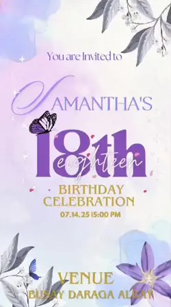 Debut Invitation