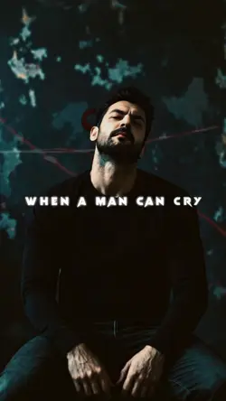 A man can cry