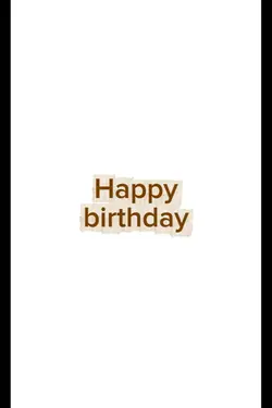 Happy birthday 
