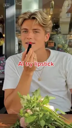 AI try lipstick