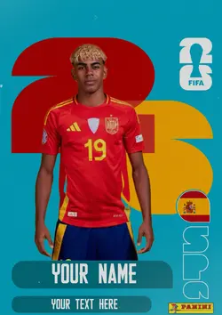 Panini sticker Spain