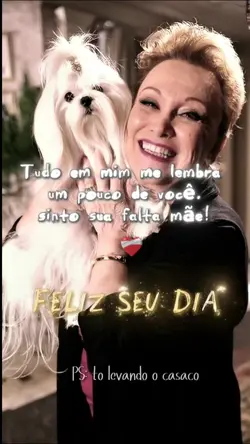 Saudades, mãe 