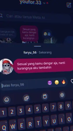 sesuai yg km denger