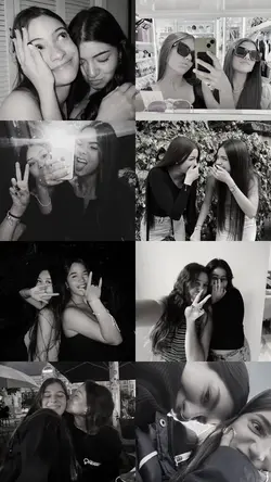 amigas colagem