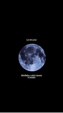 Birthday color moon