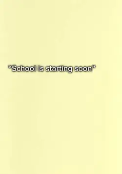 Schoolisstartinsoon