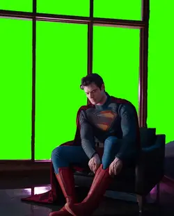 superman wall meme