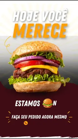 Peça ja o seu lanche