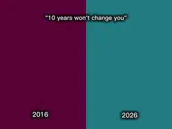 10 yrs change 
