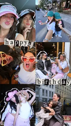 birthday collage 